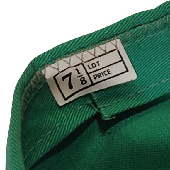Vintage Bright Green Garrison Cap – Size 7-1/8, Untagged - Picture 5 of 5